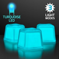 Hollywood Ice Light Up Turquoise Ice Cubes - Blank